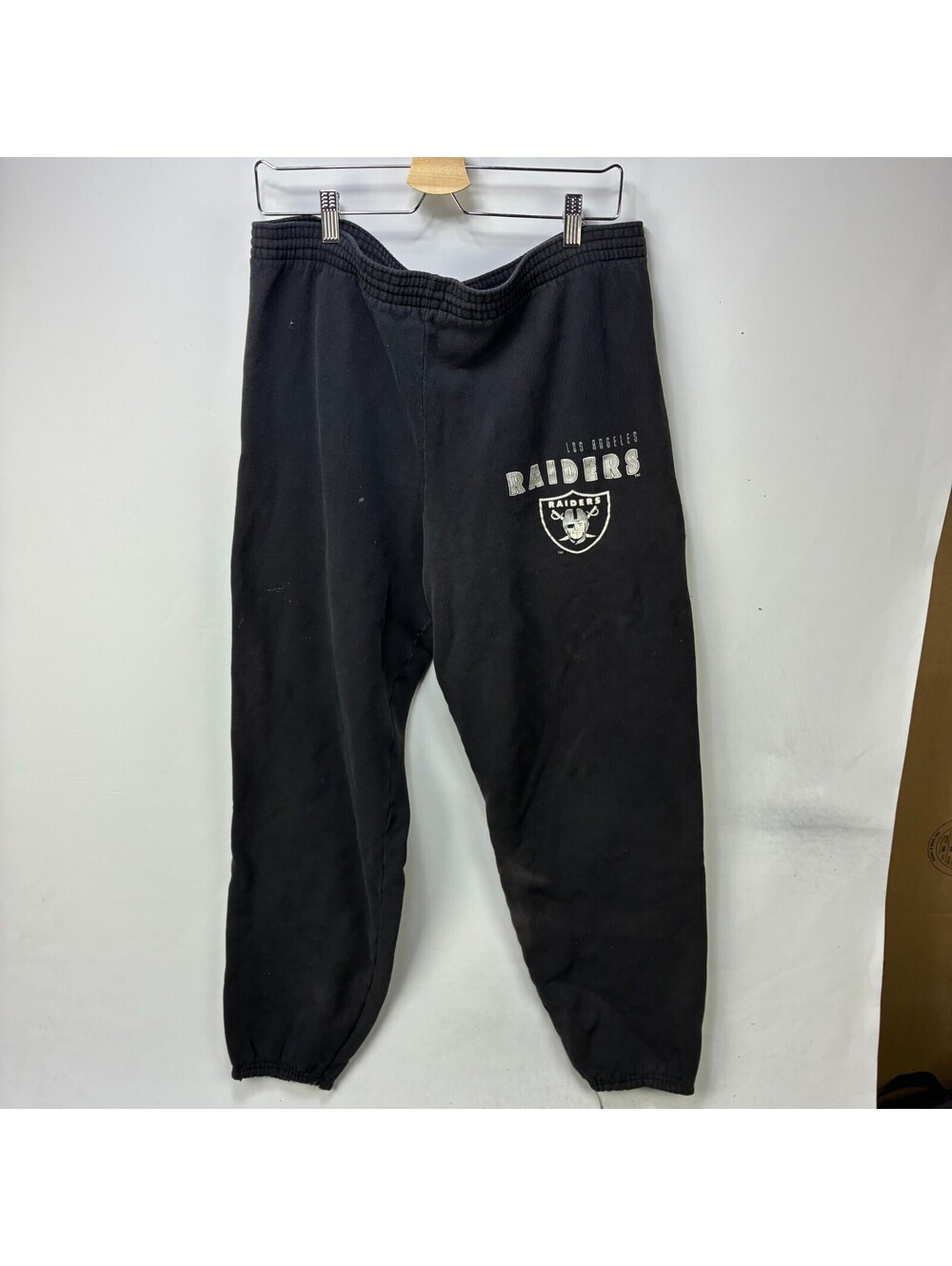 Vintage 90s Los Angeles Raiders Black Sweatpants XL